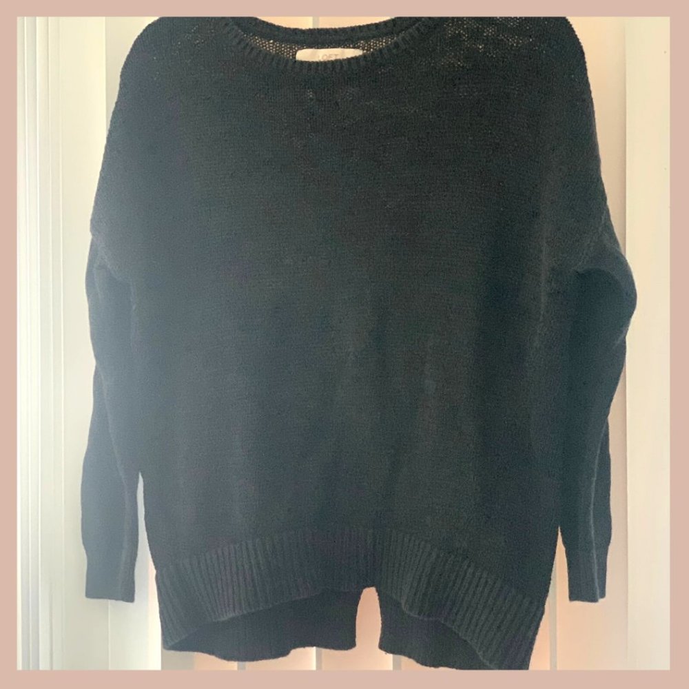 Black Knitted Sweater